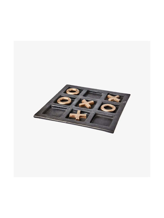 Handmade Metallic Tic Tac Toe Tabletop Decor Pghd0171