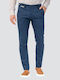 Como Ανδρικό Παντελόνι Ελαστικό Regular Fit Navy