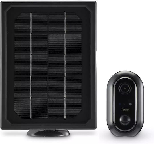 HAMA 01348822 IP Камера За Наблюдение Wi-Fi Водоустойчива На Батерия С Микрофон