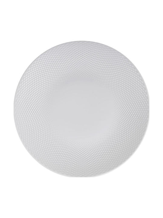 Kutahya Porselen Panio Shallow Plate Made of White Porcelain 30cm