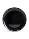 Homla Capri Shallow Ceramic Black Plate 26.3cm