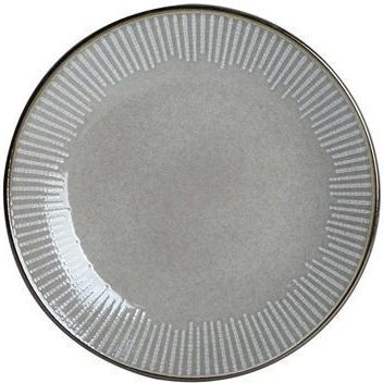 Domoletti Shallow Serving Plate Brown with Diameter 21cm