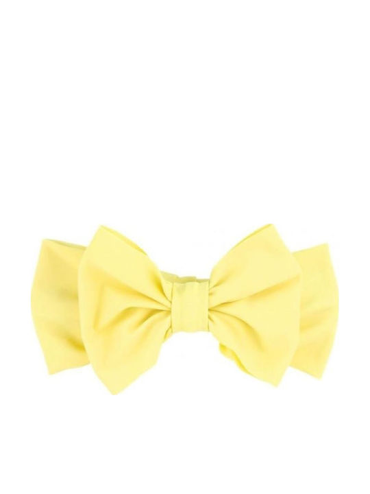 Ruffle Butts Kids Hair Band In Yellow Color