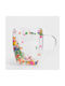 Homla Glass Multicolour Mug 350ml