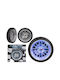 ArteLibre Digital Plastic Wall Clock Black Ø35cm
