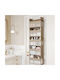 Songmics Door Hanger Metallic 5 Slots 40x15x140cm