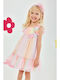 Girls Tulle Dress Multicolour 8210S26-Multicolour