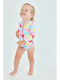 Agatha Ruiz De La Prada Детски Цял Бански С Дълъг Ръкав Многоцветен