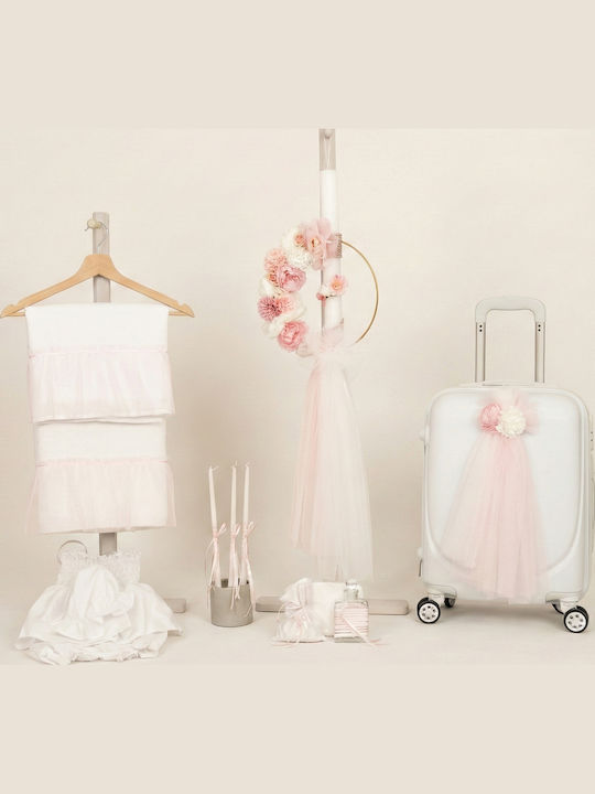 O nounos Taufset mit Blumen Thema