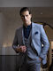 Men's Suit with Slim Fit Blue