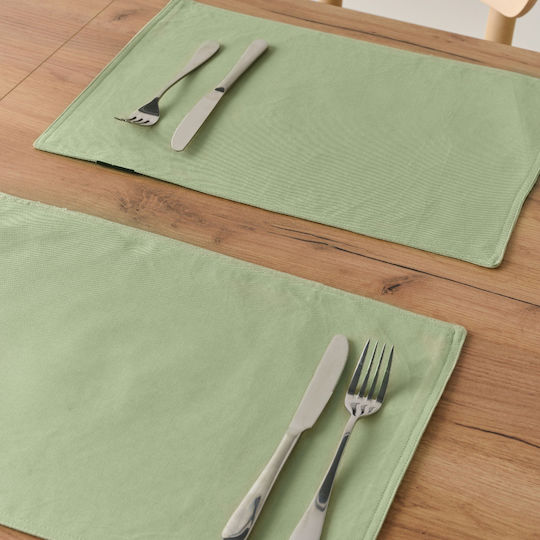 Kentia Σουπλά Υφασμάτινο Πράσινο 45x33cm 4τμχ Kentia Σουπλά Υφασμάτινο Πράσινο 45x33cm 4τμχ