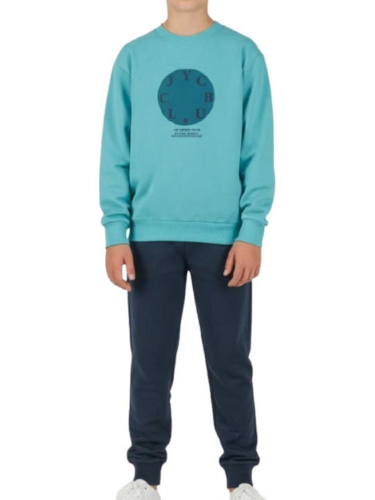 Kinder Trainingsanzüge  Turquoise/Navy