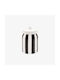 Phos & Gaia Vase for Coffee / Sugar with Lid Ceramic Black