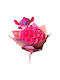 Buchet Premium Stitch 35 Trandafiri Decorativi Cu Efect Sclipici Roz