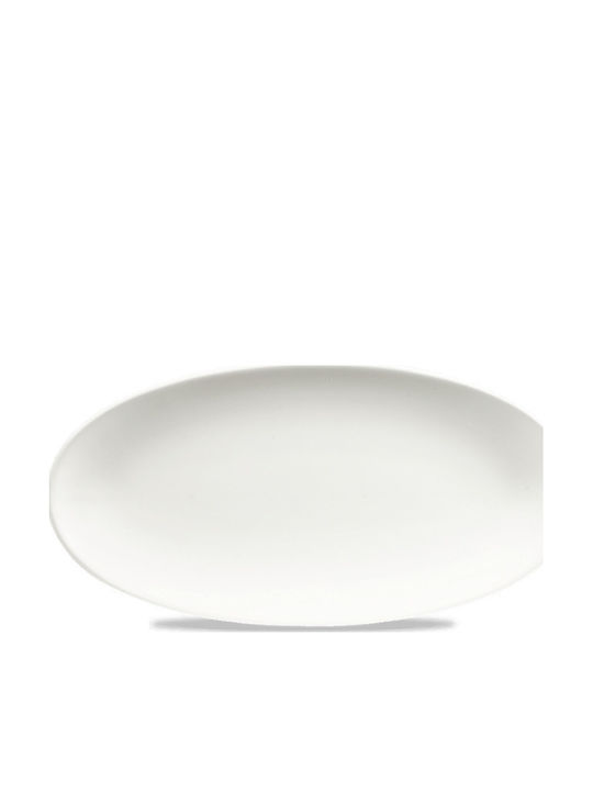 Churchill 1795 Oval Serving Platter Made of White Porcelain 29.9x15cm 6 Pieces