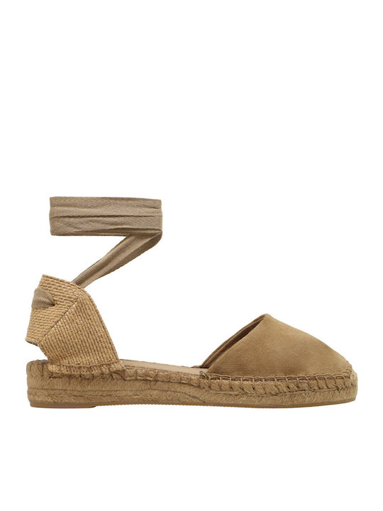 Corina Women's Espadrilles In Tabac Brown Colour