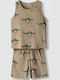 Hashtag Kids Nightwear Summer Cotton Brown