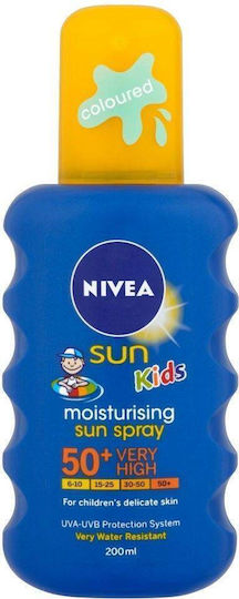 Nivea Spray Protecție Solară Pentru Copii Waterproof Sun SPF50 200ml