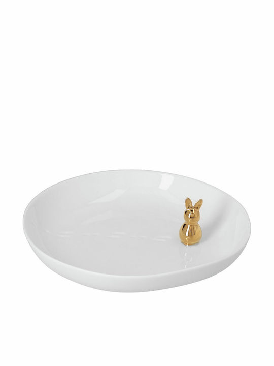 Raeder Decorative Bowl Porcelain Gold 12.5x12.5x3cm Raeder Decorative Bowl Porcelain Gold 12.5x12.5x3cm