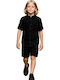 Kids Short-Sleeved Black Shirt