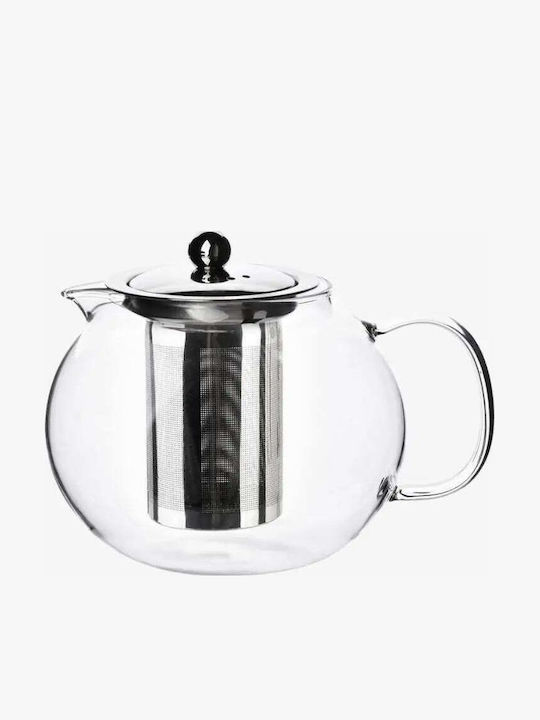 Phos & Gaia Teapot with Filter Stainless Steel Silver 1000ml