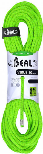 Beal Virus C100V.60.G Δυναμικό Σχοινί Ορειβασίας με Μήκος 60m Πράσινο