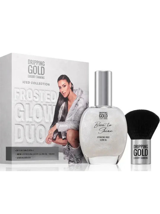 Dripping Gold Frosted Glow Duo Set Cadou Pentru Corp 2 Bucăți