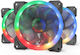 GC-F008-BK Case Fan 120mm (1200rpm / 38cfm) with RGB Lighting 3pcs