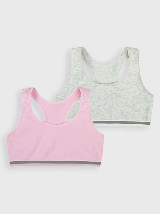 Energiers Set Kids Training Bras Pink 2 Pieces