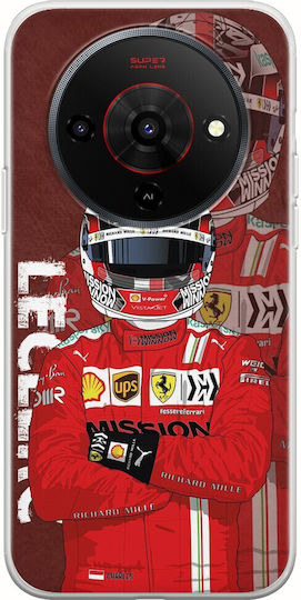 Formula 1 Charles Leclerc Zte Blade A76 5g Гъвкава TPU Прозрачна Силиконова