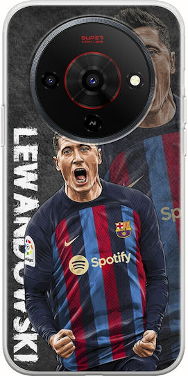 Football Stars Robert Lewandowski Zte Blade A76 5g Гъвкав TPU Прозрачен Силикон