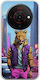 Street Animals Leopard Zte Blade A76 5g Flexibil Tpu Transparent Silicon