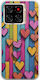 Handyhülle Valentinstag Hölzernes Love Zte Blade A56 Flexible Tpu Transparente Silikon
