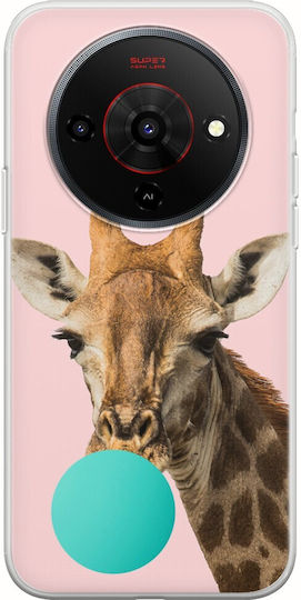 Bubblegum Giraffe Zte Blade A76 5g TPU Flexibil Silicon Transparent