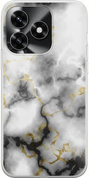 Agate Stone Black White Honor X5c Plus Flexible TPU Transparent Silicone