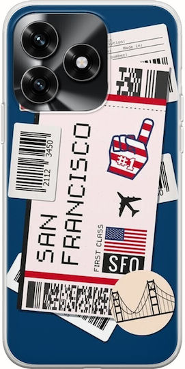 Ticket To San Francisco Honor X5c Plus Flexible Tpu Διάφανη Σιλικόνη