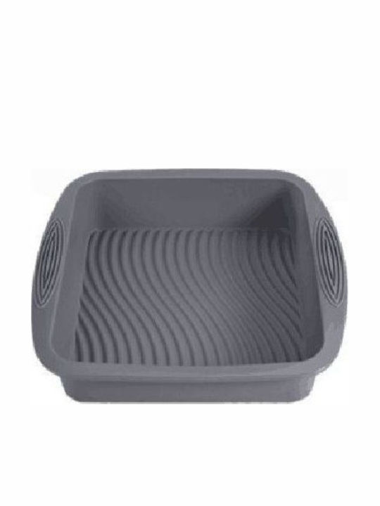 Elekom Elekom Backform Für Torte Quadratisch Aus Silikon 23,8x26,5cm