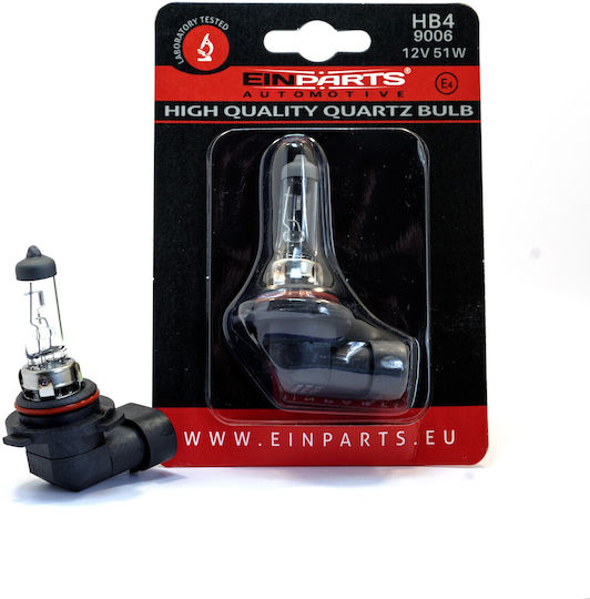 Einparts Λάμπα Αυτοκινήτου HB4-9006 Αλογόνου 12V 51W