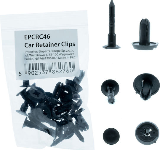 Einparts Clipsuri Din Plastic Pentru Mașină Tesla Model S 2016 Set 10 Bucăți Aripă