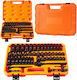 Ratschen- und Steckschlüssel-Set 3/8" 50 Stück