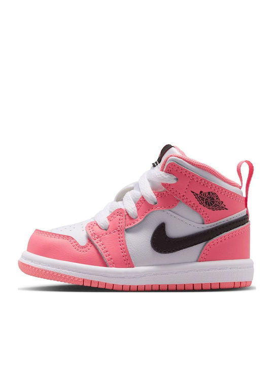 1 Mid Adidasi Copii Inalti Roz