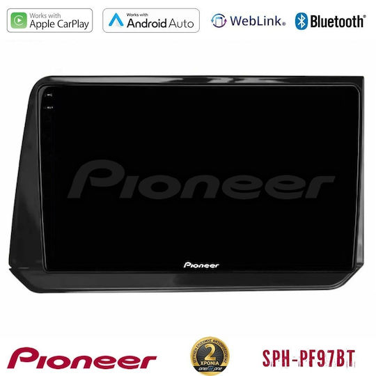 Pioneer Car Audio System for Nissan Note 2021+ Bluetooth USB AUX WiFi GPS Apple CarPlay Android Auto with 9" Touch Screen