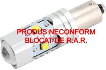 Λάμπα Αυτοκινήτου T4W / BA9S Canbus LED 12-24V / 12V 30W