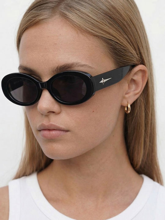 Luigi Unisex Sunglasses with Black Frame and Black Lens 4856401