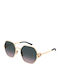 Gucci Unisex Ochelari de Soare cu Ramă Aurie și Lentilă Aurie GG2046S 002
