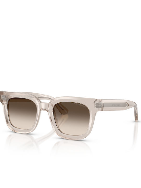 Emporio Armani Γυαλιά Ηλίου Μπεζ με Σκελετό Emporio Armani Γυαλιά Ηλίου Μπεζ με Σκελετό