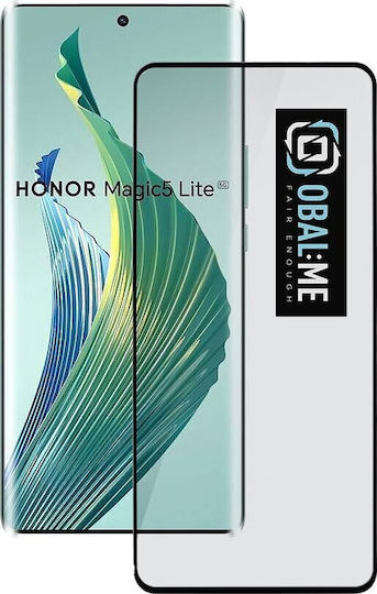 Obal:Me 2.5D 0.28mm Tempered Glass Black Compatible With Honor Magic5 Lite