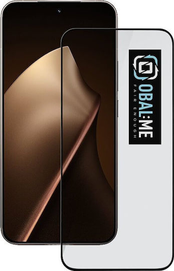 Obal:Me 2.5D 0.4mm Tempered Glass Black Xiaomi 15t/15t Pro