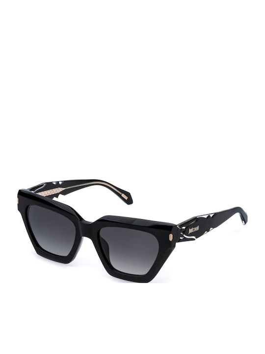 Just Cavalli Women Sunglasses with Black Frame and Transparent Gradient Lens JC171 0700