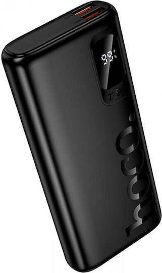 Hoco J158 Pro Power Bank 10000mAh 22.5W με 2 Θύρες USB-A και Θύρα USB-C Μαύρο